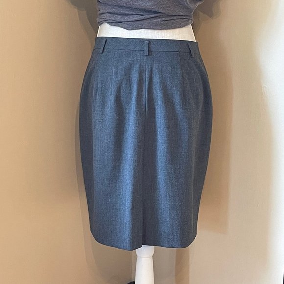 Ann Taylor Straight Dress Skirt - Grey - Picture 2 of 5